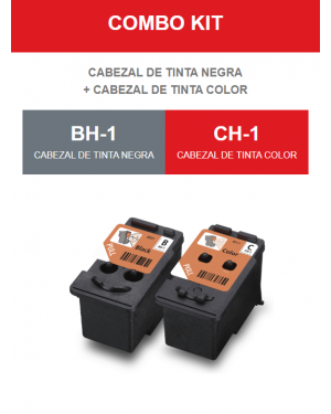 KIT CABEZAL CANON NEGRO Y COLOR (BH-1 + CH-1)