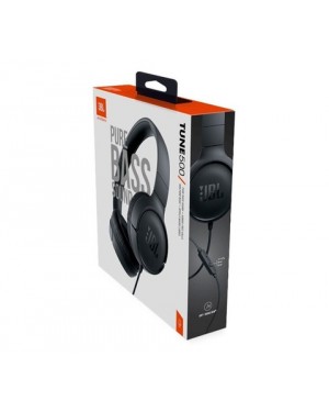 JBL AUDIFONO T500 ON-EAR C/CABLE NEGRO