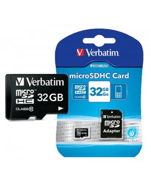 VERBATIM MICROSD 32GB CLASE10 90MBPS 600X aact